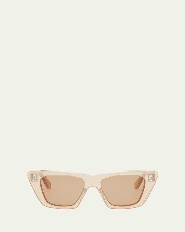 Logo Acetate Cat-Eye Sunglasses